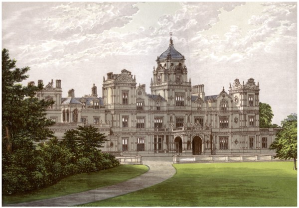 Westonbirt House, Gloucestershire, home of the Holford family, c1880. Artist: Unknown