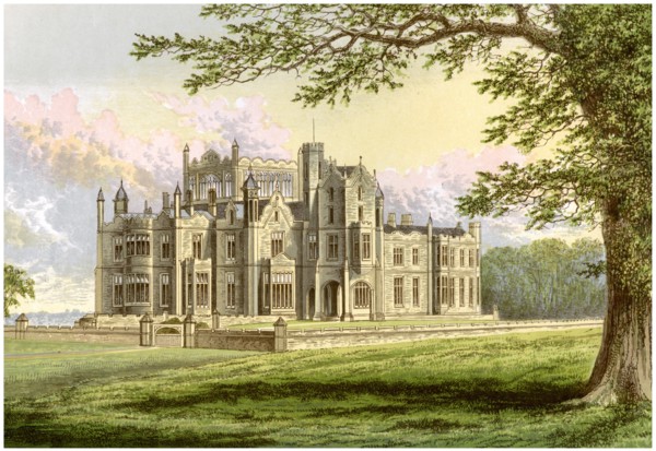 Stourton, Yorkshire, home of Lord Stourton, c1880. Artist: Unknown