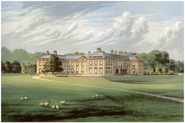Holme Lacy, Herefordshire, home of Baronet Stanhope, c1880. Artist: Unknown