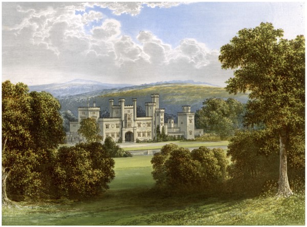 Ravensworth Castle, County Durham, home of the Earl of Ravensworth, c1880. Artist: Unknown