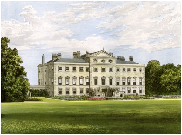 Lathom House, Lancashire, home of Lord Skelmersdale, c1880. Artist: Unknown