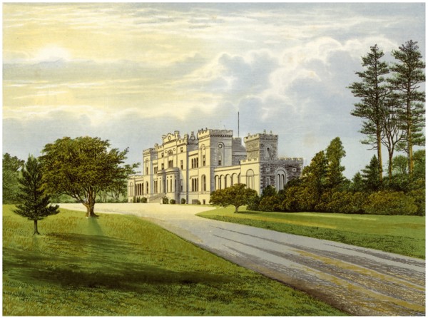 Rossie Castle, Forfarshire, Scotland, home of the Macdonald family, c1880. Artist: Unknown