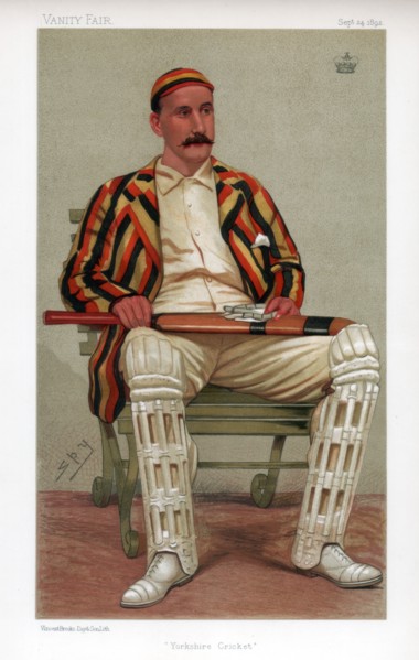 'Yorkshire Cricket', 1892. Artist: Spy