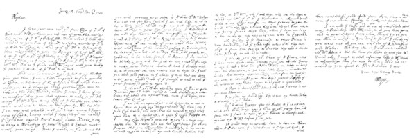 Letter by Samuel Pepys to John Jackson, Esq, 1700 (1865).Artist: Frederick George Netherclift