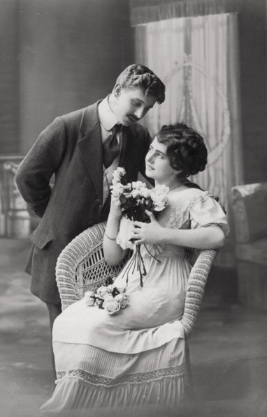 Couple in love, c1900-1919(?). Artist: Unknown