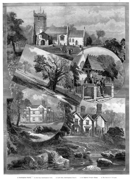 Views of Sandringham, Norfolk, 1887. Artist: Unknown
