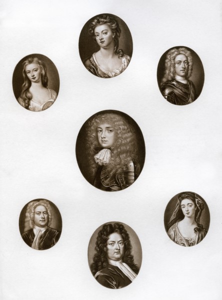 Group of portraits, late 17th - early 18th century (1906). Artist: Unknown