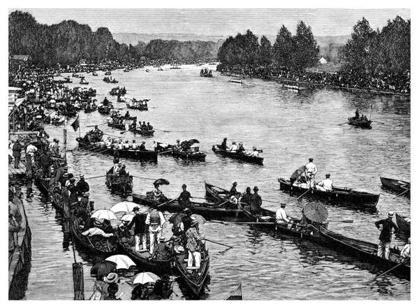 Henley Regatta, Oxfordshire, 1882. Artist: Unknown