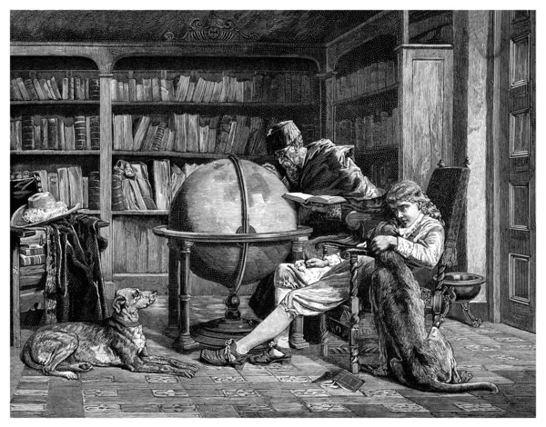 'The Professor and His Pupil', 1882. Artist: Unknown