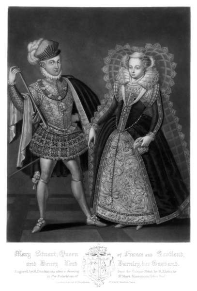 'Mary Stuart, Queen of France and Scotland, and Henry Lord Darnley, Her Husband', (1816).Artist: Robert Dunkarton