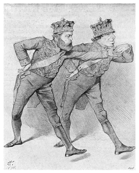 'The Political Pas de Deux', 1878 (1895). Artist: Unknown