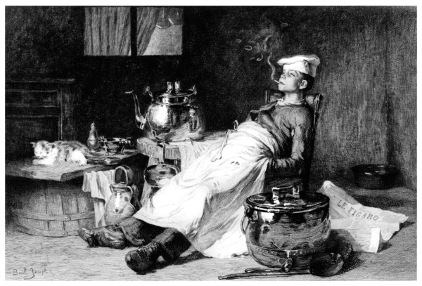 'After the Day's Work', 1895.Artist: E Decizy