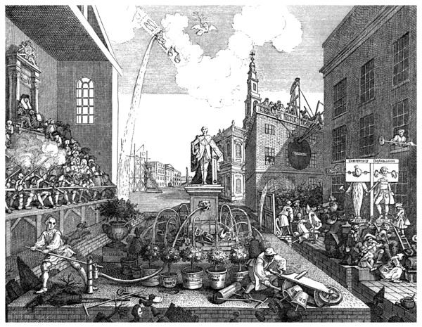 'The Times, plate II', c1762 (1895). Artist: Unknown