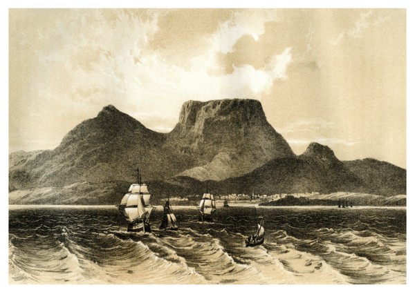 Table Mountain, Cape of Good Hope, South Africa, 1883. Artist: Unknown