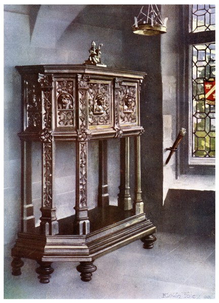 Francis I petite credence, French, 1910.Artist: Edwin Foley