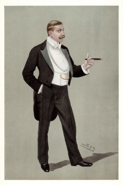 'A German Attache', Baron Hermann von Eckardstein, German diplomat, 1898.Artist: Spy