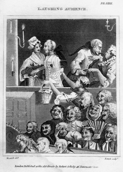 'Laughing Audience', 18th century.Artist: Thomas Clerk