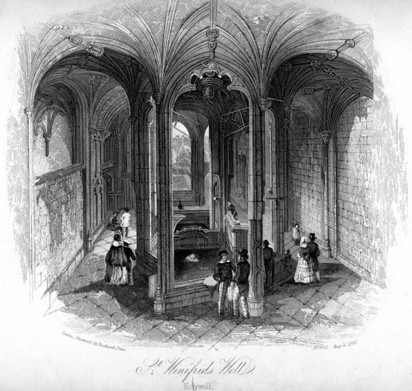 St Winifrede's Well, Holywell, Flintshire, Wales. Artist: Unknown