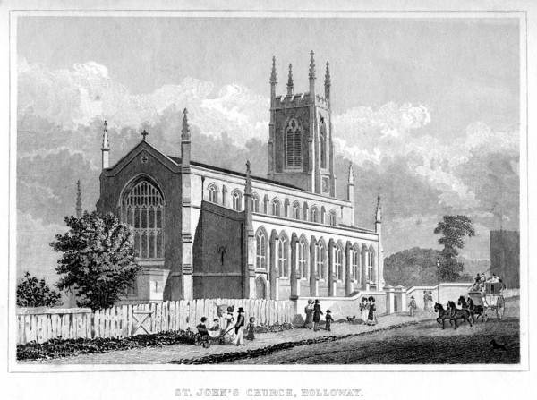 St John's Church, Holloway, London. Artist: Unknown