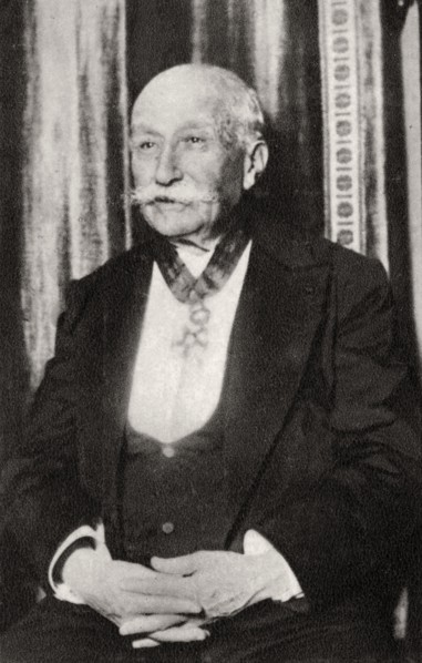 Clement Ader, French engineer and inventor, 1915. Artist: Unknown