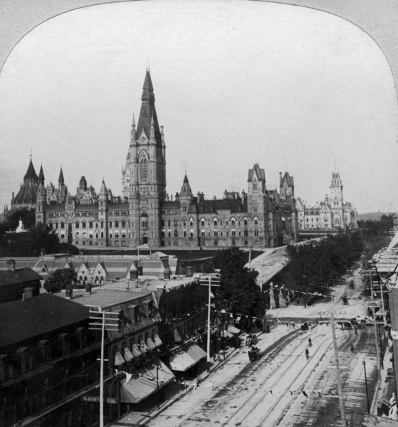 Houses of Parliament, Ottawa, Ontario, Canada.Artist: Keystone View Company