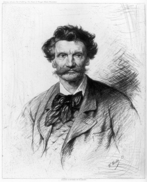 Carl von Piloty, German artist, c1880-1882.Artist: W Hecht