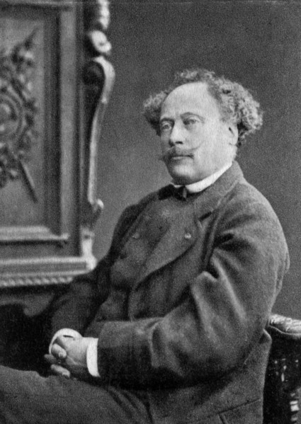 Alexandre Dumas the Younger, French playwright and novelist, 1884. Artist: Unknown