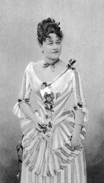 Marie Grisier Montbazon, French mezzo-soprano and actress, 1877. Artist: Unknown