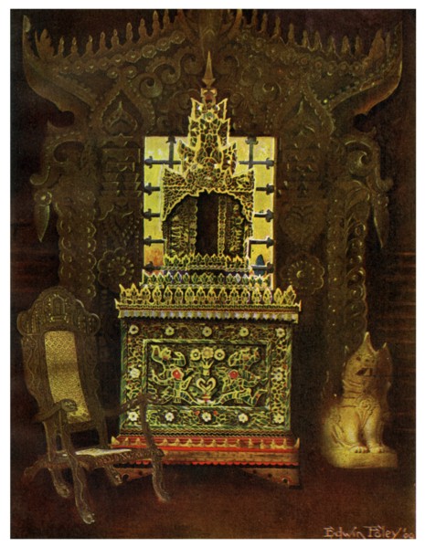 Asian furniture, 1911-1912.Artist: Edwin Foley