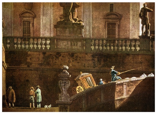A coach in Rome, 18th century (1956). Artist: Unknown