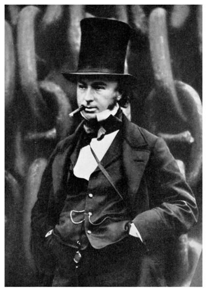 Isambard Kingdom Brunel, British engineer, 1857 (1956).Artist: Robert Howlett