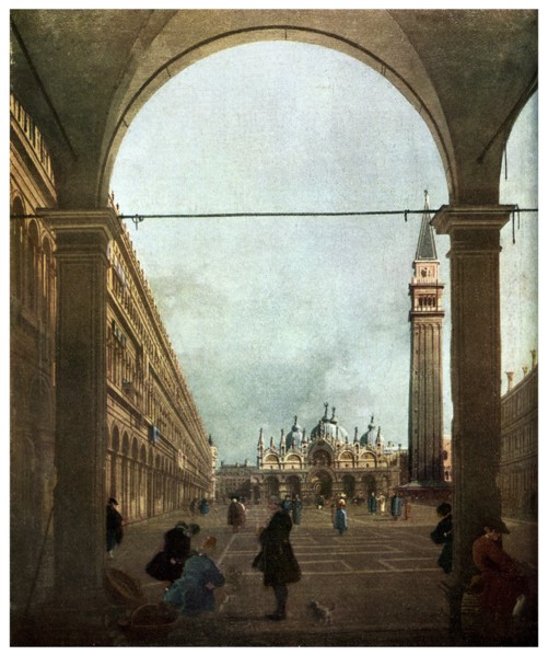 'The Piazza, Venice', c1756 (1956). Artist: Unknown