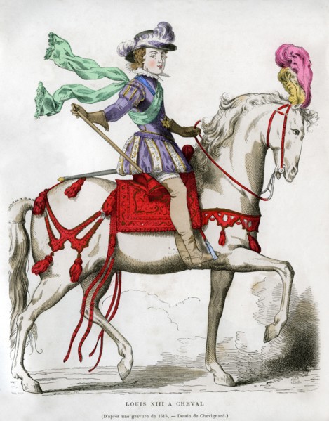Louis XIII, King of France, 1615 (1882-1884). Artist: Chevignard