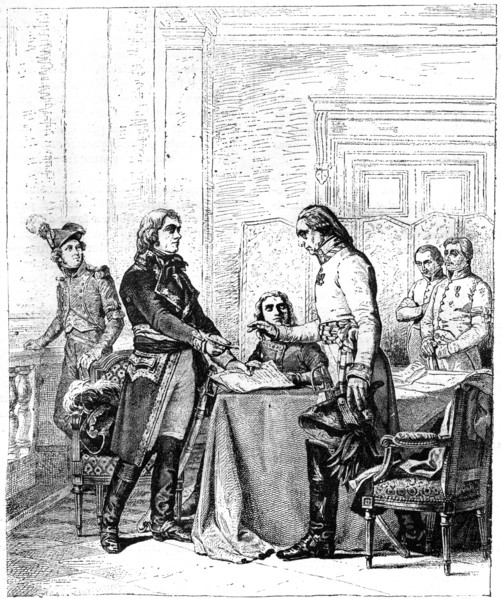 Convention after the Battle of Marengo, Italy, 15th June 1800 (1882-1884). Artist: Unknown