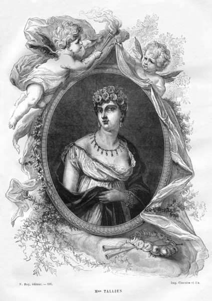 Madame Tallien, late 18th century (1882-1884).Artist: Charaire et fils