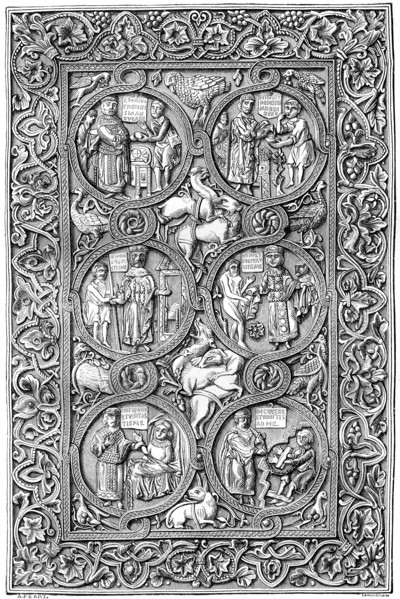 Ivory cover of a Book of Hours, 11th century (1882-1884). Artist: Tamisier