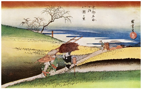 'Yase No Sato' ('Peasants Going Home at Yase'), c1833-1834 (1925). Artist: Unknown