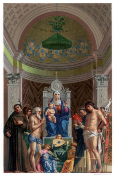San Giobbe Altarpiece, c1478 (1870). Artist: Franz Kellerhoven