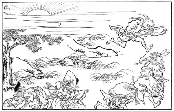 Scene from the Nocturnal Journey of the Demon Legion, 15th century(?) (1886). Artist: Unknown