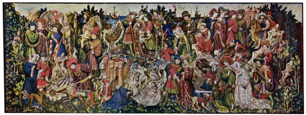 The Chatsworth Hunting Tapestries, first of the series, 1930. Artist: Unknown