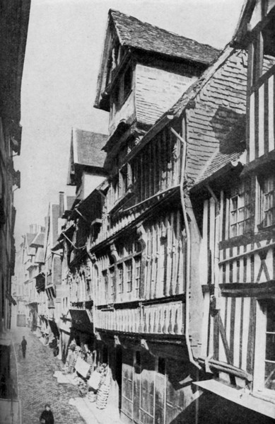 Medieval Lisieux, Normandy, France, c1930s. Artist: Unknown