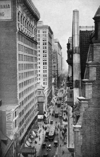 Chestnut Street, Philadelphia, Pennsylvania, USA, c1930s. Artist: Ewing Galloway