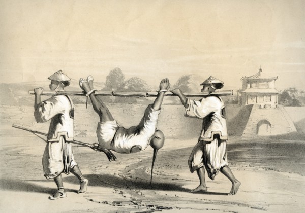 'Sketch from the wall on the morning after the grand attack', China, 19th century.Artist: M & N Hanhart