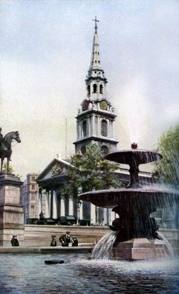 Church of St Martin-in-the-Fields, Trafalgar Square, London, c1930s. Creator: Herbert Felton.