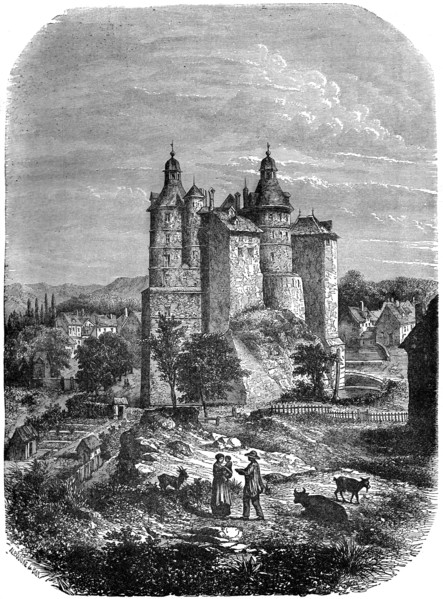Chateau de Montbeliard (Castle of Montbeliard), France, 1882-1884. Artist: Alexandre de Bar