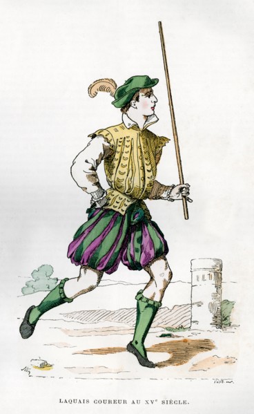 Messenger, 15th century (1882-1884). Artist: Petit