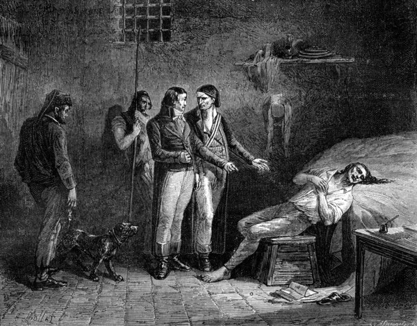 The death of the Marquis de Condorcet, 1794 (1882-1884). Artist: Unknown