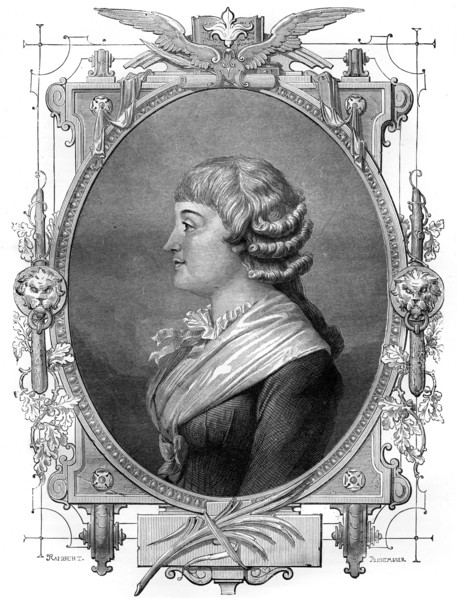 Madame Roland, French revolutionary, 18th century (1882-1884). Artist: Unknown