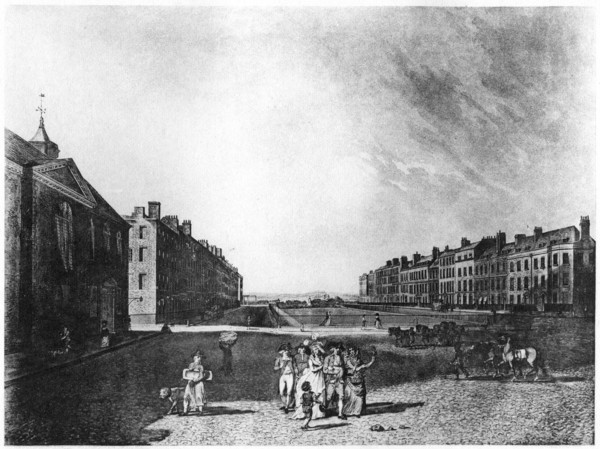 Queen Square, Bloomsbury, London, 1787 (1907). Artist: Unknown