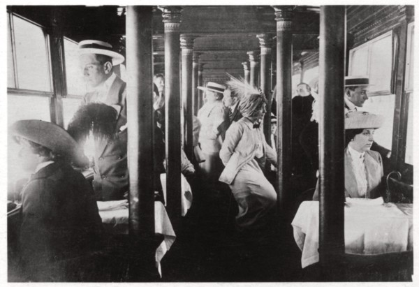 Film company on board Zeppelin LZ13 'Hansa', c1912-1914 (1933). Artist: Unknown